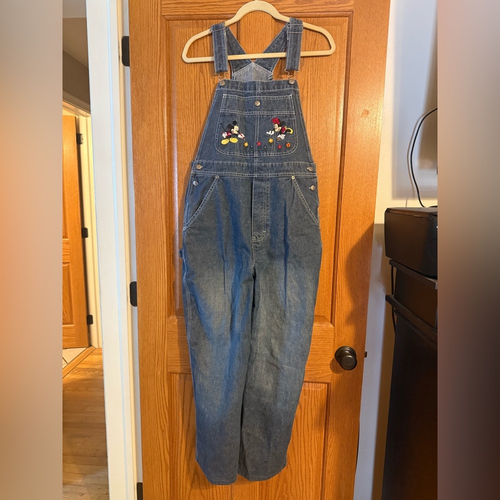 Disney Blue Denim Women Jeans Overalls